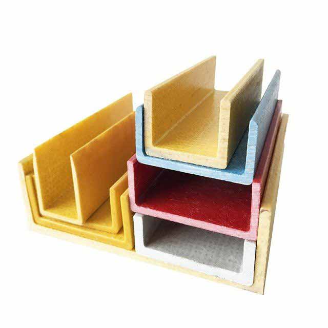 FRP C channel beam, GRP C channel, fiberglass pultruded profiles