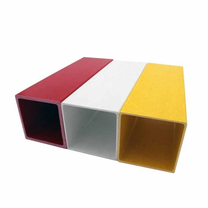 Custom Fiberglass Reinforced Plastic FRP Square Tube